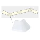 2 x Paulmann Delta Outside Corner 70265 Kunststoff für LED Strip Profile