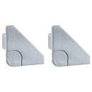 2 x Paulmann Delta End Cap 70266 Aluminium matt für LED Strip Profil