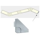 2 x Paulmann Delta End Cap 70266 Aluminium matt für LED Strip Profil
