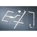 Paulmann URail Schienensystem Schienenadapter Chrom matt max. 400W  Dimmbar Zigbee