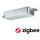 Paulmann URail Schienensystem Schienenadapter Chrom matt max. 400W  Dimmbar Zigbee