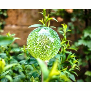 Gartenkugel Glas Globe Ø130mm Miracle Mosaic Grün