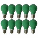 10 x Merkur LED Filament A60 Birne 4W E27 29lm farbig...