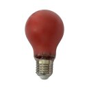 10 x Merkur LED Filament A60 Birne 4W E27 28lm farbig Rot