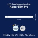 Müller-Licht LED Feuchraumleuchte Aqua-Slim Pro 125cm Weiß IP65 36W 5760lm Neutralweiß 4000K