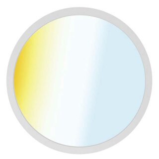 Müller-Licht LED Aufbaupanel Calida Round Ø55cm Weiß 36W 3000lm CCT 2700K - 6500K mit Fernbedienung