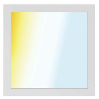 Müller-Licht LED Aufbaupanel Calida Square 45x45cm Weiß 24W 2400lm CCT 2700K - 6500K mit Fernbedienung