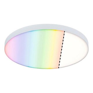 Paulmann LED Smart Deckenleuchte Loria Weiß Ø30cm 16,5W 1600lm RGBW 3000K Dimmbar App Zigbee