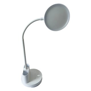 Müller-Licht LED Schreibtischlampe Weiß 2W 150lm kaltweiß 6500K Handyhalterung