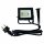 Müller-Licht LED Fluter Strahler Schwarz IP44 10W 1000lm RGBW 6500K Dimmbar Fernbedienung