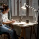 Ledvance LED Tischlampe Anbauleuchte Office Line Desk Retro Clip Weiß 9W 900lm warmweiß 3000K Dimmbar