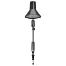 Ledvance LED Tischlampe Anbauleuchte Office Line Desk Retro Clip Schwarz 9W 900lm warmweiß 3000K stufenlose Dimmfunktion