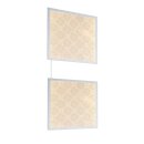Paulmann LED Panel Lumix Pattern 50x50cm 11,5W 1000lm warmweiß 2700K Dimmbar