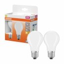 2 x Osram LED Filament A60 Birne 3,4W = 40W E27 matt...