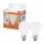 2 x Osram LED Filament A60 Birne 3,4W = 40W E27 matt 470lm warmweiß 2700K