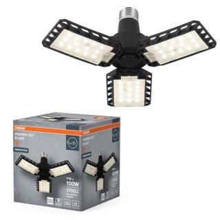 Osram LED Deckenlampe Highbay Blade Schwarz 17W = 100W E27 1700lm neutralweiß 400K