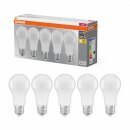 5 x Osram LED A60 Birne 13W = 100W E27 matt 1521lm...
