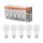 5 x Osram LED A60 Birne 13W = 100W E27 matt 1521lm warmweiß 2700K