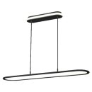 Ledvance LED Panelleuchte Office Line Ellipse Schwarz 100cm 57W 6336lm Neutralweiß 4000K CRI>90 Dimmbar