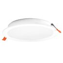 6 x Ledvance LED Einbaustrahler Downlight Essential Weiß Ø22cm 18W 1900lm neutralweiß 4000K