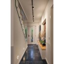 Paulmann Basissystem URail Schiene Schwarz matt 2 x 1m max 1000W mit Mitteleinspeisung & Verbinder