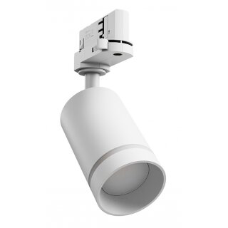 Spectrum 3-Phasen Stromschiene Strahler Madara Altro Ring Weiß schwenkbar max. 8W GU10