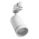 Spectrum 3-Phasen Stromschiene Strahler Madara Altro Ring Weiß schwenkbar max. 8W GU10