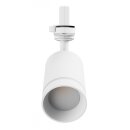 Spectrum 3-Phasen Stromschiene Strahler Madara Altro Ring Weiß schwenkbar max. 8W GU10