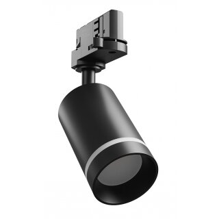 Spectrum 3-Phasen Stromschiene Strahler Madara Altro Ring Schwarz schwenkbar max. 8W GU10