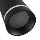 Spectrum 3-Phasen Stromschiene Strahler Madara Altro Ring Schwarz schwenkbar max. 8W GU10