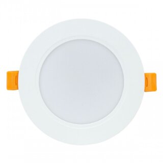 Spectrum LED Einbauleuchte Downlight DURE 3 weiß rund Ø11,8cm IP54 8W 1000lm Tageslicht 6000K kaltweiß 110°