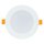 Spectrum LED Einbauleuchte Downlight DURE 3 weiß rund Ø11,8cm IP54 8W 1000lm Tageslicht 6000K kaltweiß 110°
