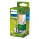 Philips LED Filament A60 Birne 4W = 60W E27 klar 840lm warmweiß 2700K ultra effizient