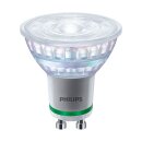 Philips LED Glas Reflektor 2,1W = 50W GU10 klar 375lm...