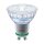 Philips LED Glas Reflektor 2,1W = 50W GU10 klar 375lm warmweiß 2700K 36° ultra effizient