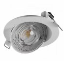 Spectrum LED Einbaustrahler Mobilo weiß Ø10,5cm 6,5W 800lm CCT 2700-6500K 360° schwenkbar