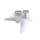 Spectrum LED Einbaustrahler Mobilo weiß Ø10,5cm 6,5W 800lm CCT 2700-6500K 360° schwenkbar