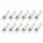 12 x Eco Halogen Stiftsockellampe 48W = 60W G9 klar 230V 740lm Halopin Superstar (früher 66660)