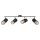 Brilliant Deckenleuchte Wandlampe Spotbalken Kamolo Schwarz matt max. 40W E27