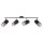 Brilliant Deckenleuchte Wandlampe Spotbalken Kamolo Schwarz matt max. 40W E27
