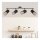 Brilliant Deckenleuchte Wandlampe Spotbalken Kamolo Schwarz matt max. 40W E27
