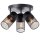Brilliant Deckenleuchte Spotrondell Kamolo Schwarz Ø30,5cm max. 3 x 40W E27 schwenkbar