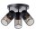 Brilliant Deckenleuchte Spotrondell Kamolo Schwarz Ø30,5cm max. 3 x 40W E27 schwenkbar