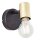 Brilliant Wandleuchte Lampe Kerry Spot Schwarz Gold max. 40W E27 schwenkbar