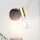 Brilliant Wandleuchte Lampe Kerry Spot Schwarz Gold max. 40W E27 schwenkbar