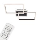 Briloner LED Deckenleuchte Frame Schwarz 50cm 40W 4200lm...