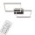 Briloner LED Deckenleuchte Frame Schwarz 50cm 40W 4200lm CCT 2700-6500K 3-Stufen-Dimmbar mit Fernbedienung