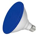 LED Leuchtmittel PAR38 Glas Reflektor IP65 15W = 75W E27 145lm Blau 90°