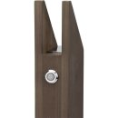 Brilliant LED Tischleuchte Unique Braun 12W 805lm warmweiß 3000K Dimmbar
