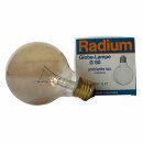 Radium Globe Glühbirne G80 60W E27 230V Rauchtopas...